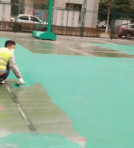 镇江球场地面翻新